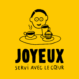 Joyeux Servi avec le cœur